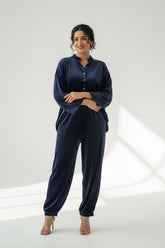Luxe Comfort: Navy